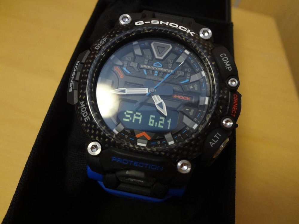 Casio G-SHOCK GR-B200-1A2JF Gravitymaster Digital Analog Men's Watch Unused