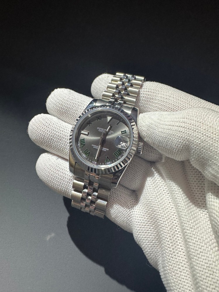 Custom 36mm DJ Wimbledon Style Mod Watch w/ NH35 Automatic