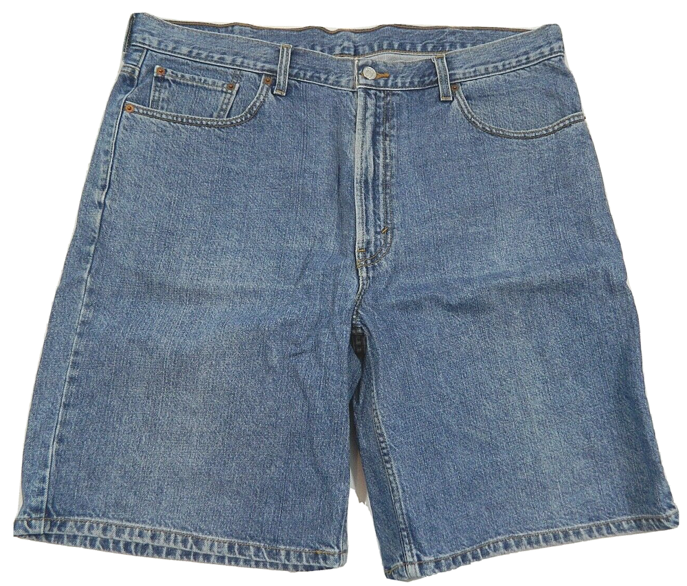 Men's Levi's Shorts 550 Relaxed Fit Denim Blue Jean Tag & measured Size 40