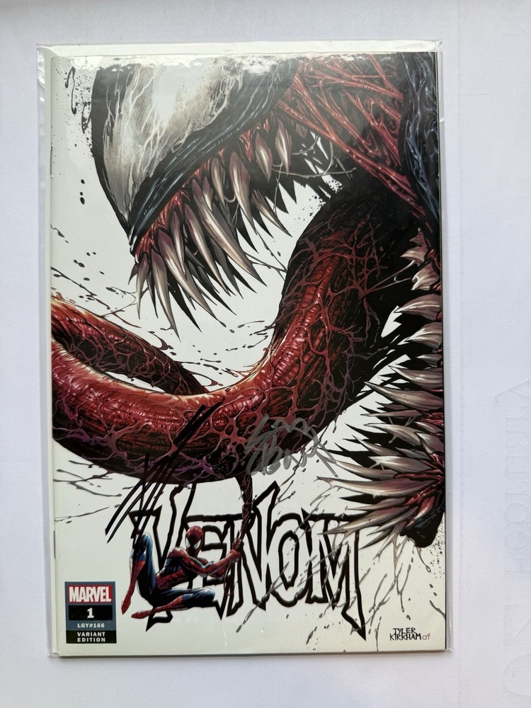 Venom Vol. 4 #1 Tyler Kirkham Unknown Comics Variant Marvel 2018 SIGNED W/COA