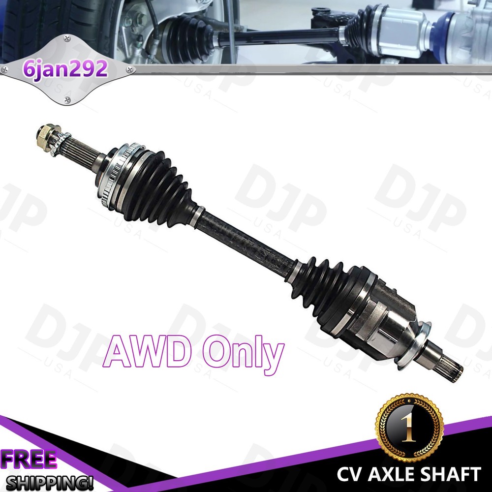 Front Right Passenger Side CV Axle Shaft for Toyota RAV4 AWD 2.0L L4 1996-2000