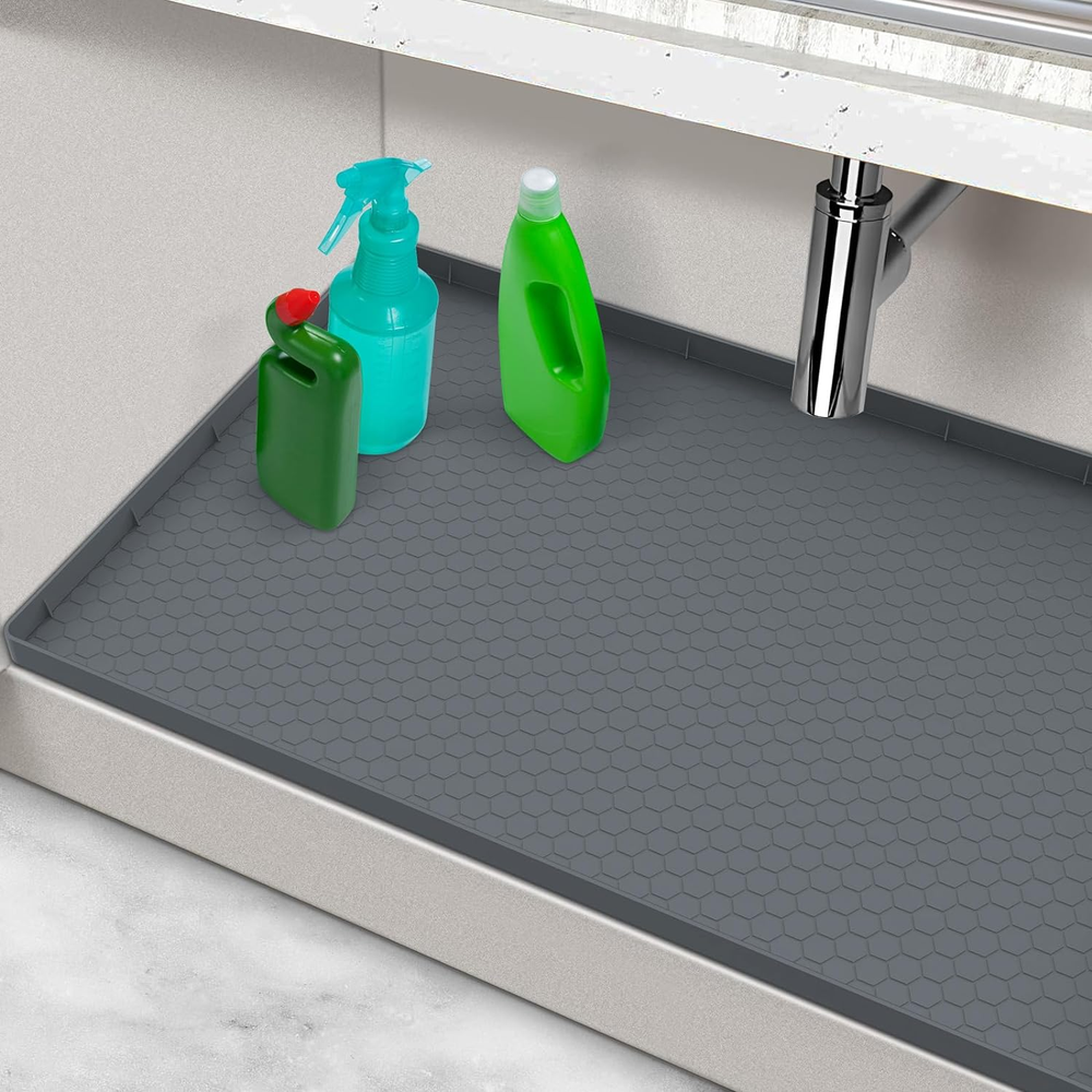 Waterproof Silicone Under Sink Mat for Kitchen Protection