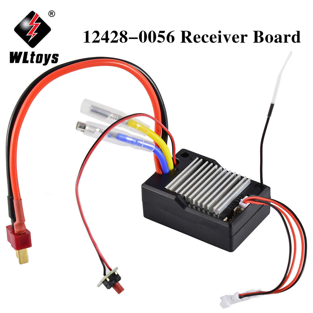 Original Wltoys 12423 RC Car Receiver Spare Parts 12428-0056 Circuit Main Board