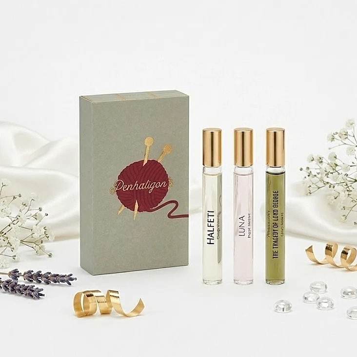 ⭐ NEW Penhaligon's 3-Piece Perfume Set: Luna EDT, Halfeti EDP, Lord George EDP ⭐