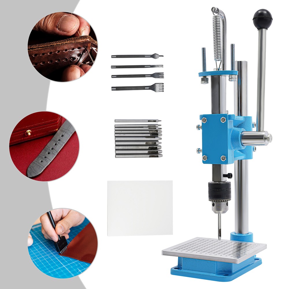 Leather Craft Hole Puncher, Hand Punching Machine, Punch Tools for DIY Leather