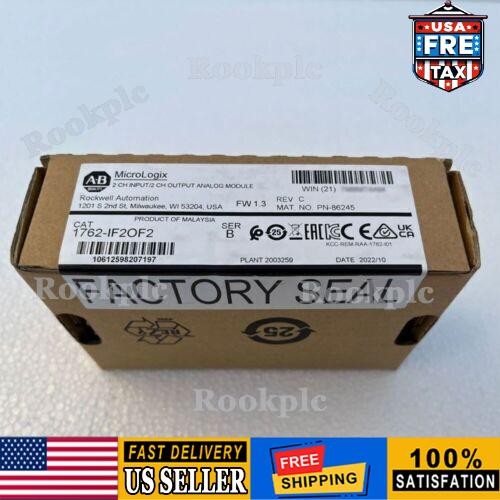 Allen-Bradley 1762-IF2OF2 MicroLogix 1200 I/O Module New Sealed AB 1762IF2OF2