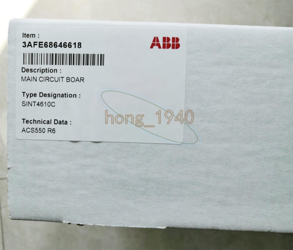 One ABB MAIN CIRCUIT INTERFACE BOARD SINT4610C 3AFE68646618 New