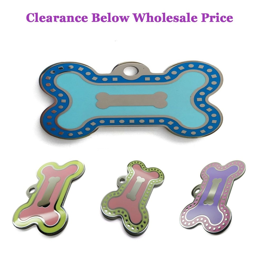 MyIDDog 316L Stainless Steel Blank Pet Tags - 160-Pack Clearance Sale-image