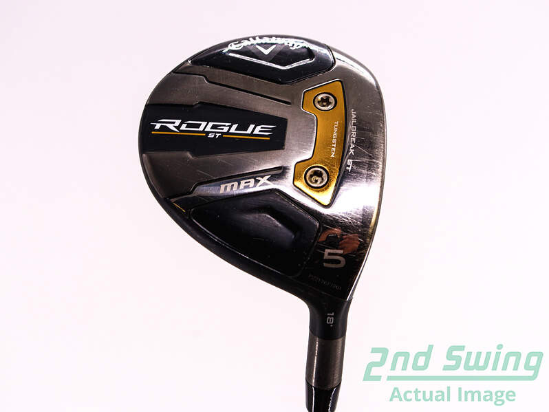 Callaway Rogue ST Max 5 Wood 18° Senior Flex Right-Handed 42.5in Graphite