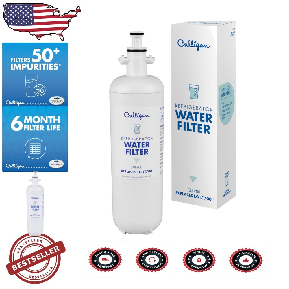 Advanced LG LT700P Water Filter - Filters 50+ Impurities for Better Health