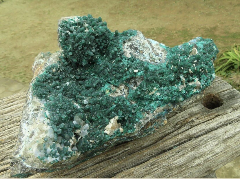 RARE High Quality 13LB Dioptase Mineral Specimen From Congo Collectors Item