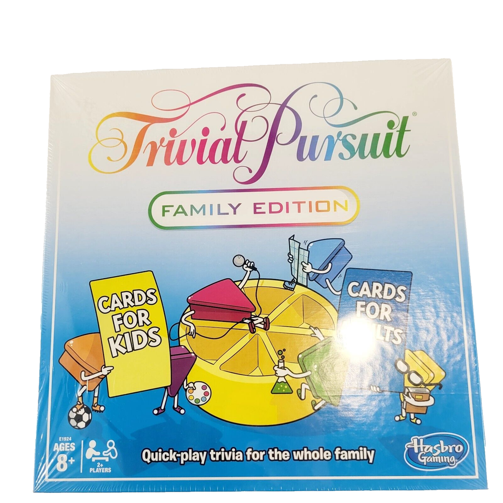 Hasbro Trivial Pursuit Family Edition Board Game New Sealed