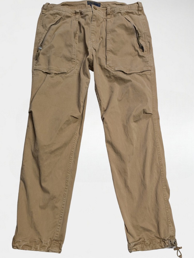VTG Abercrombie & Fitch Paratrooper Pants Mens 36x32 Cargo Baggy Loose Fit Y2K