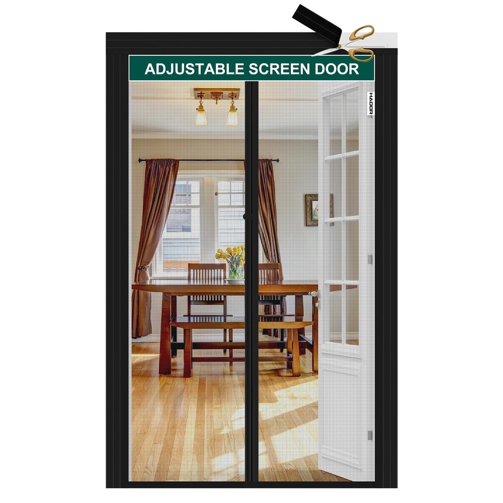 Adjustable Magnetic Screen Door for 34-38