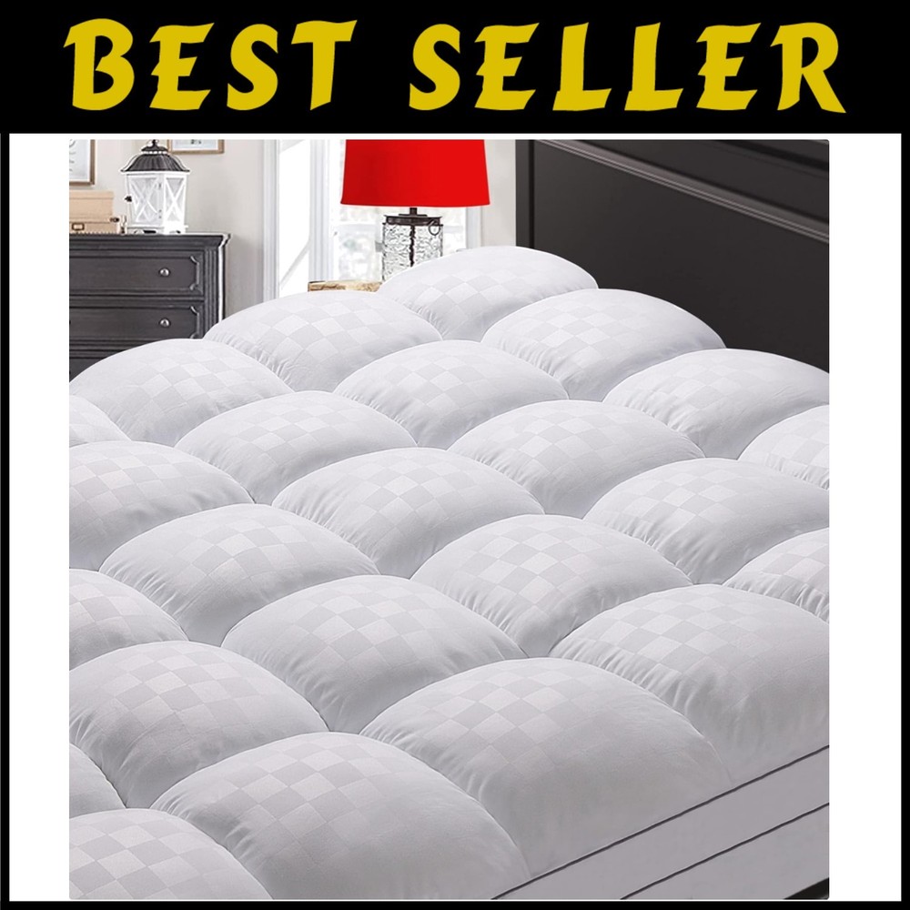 Extra Thick Mattress Topper for Back Pain Relief