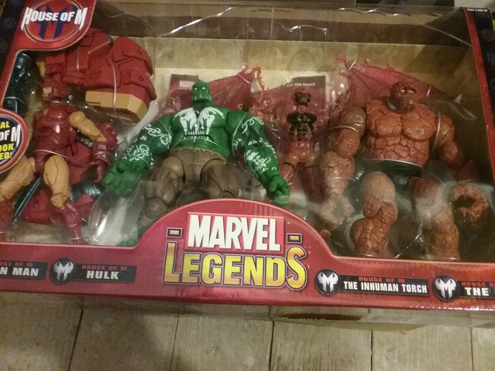 Marvel Legends BOX SET House of M Iron Hulk Torch It NEW