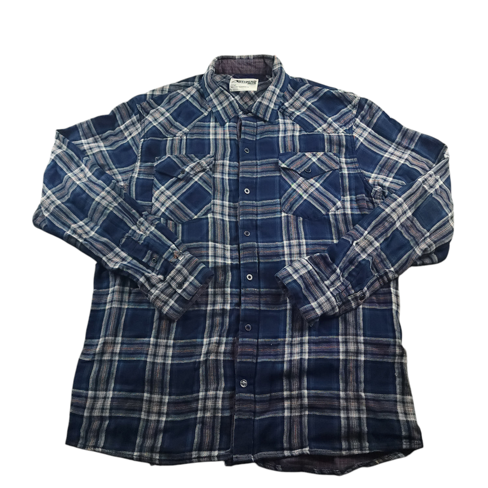 Mountain Khakis Shirt L Mens Sublette Flannel Relaxed Fit Double Weave Plaid