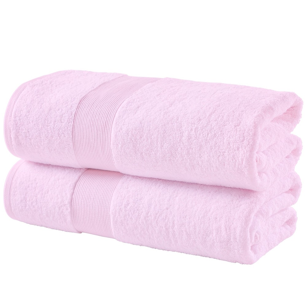 Luxury Large Bath Sheet Set of 2 - 35x70 Inches by Fabstyles
