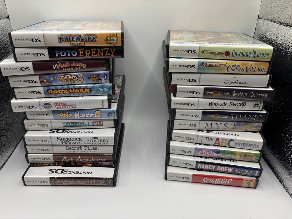 NINTENDO DS GAMES CIB TESTED Manuals Included In 22 Games Lot Of 23 Great +