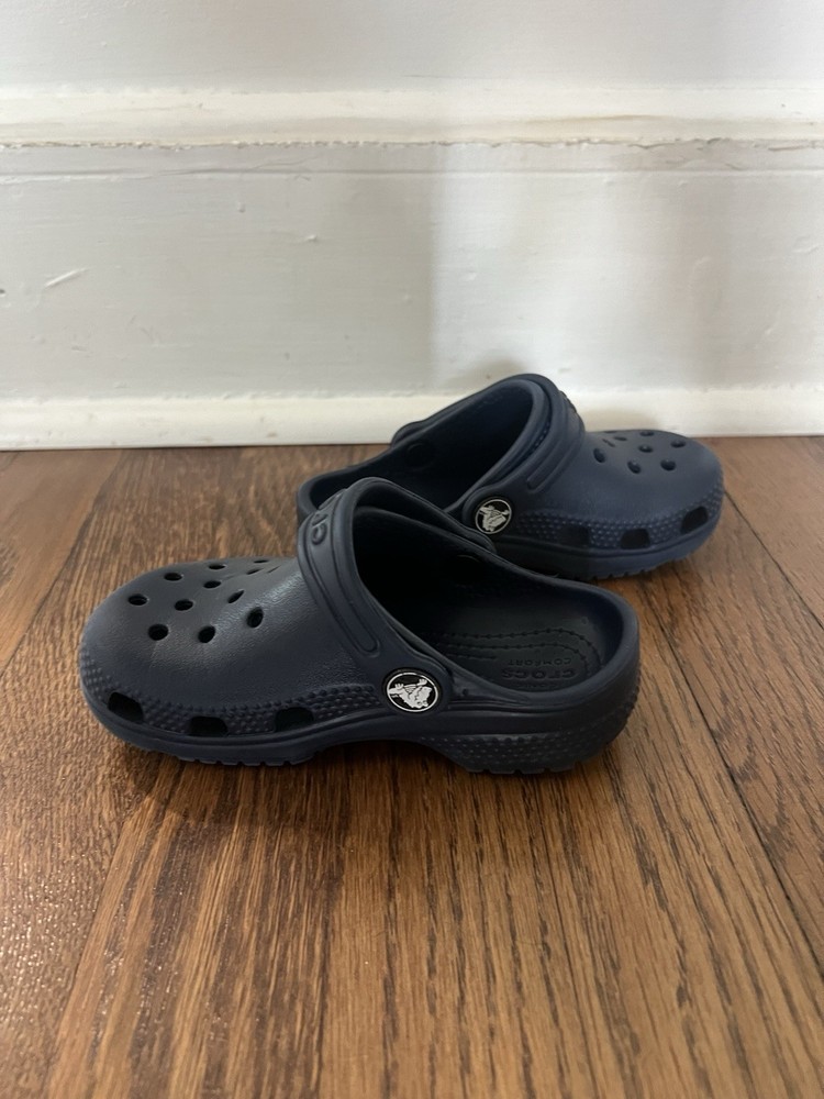 Crocs Kids Classic Clog - Navy Blue Size C8