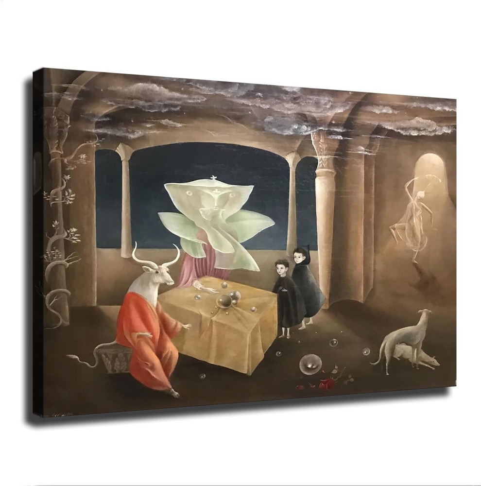 Daughter of The Minotaur Leonora Carrington Poster Art Canvas Wall Decoration