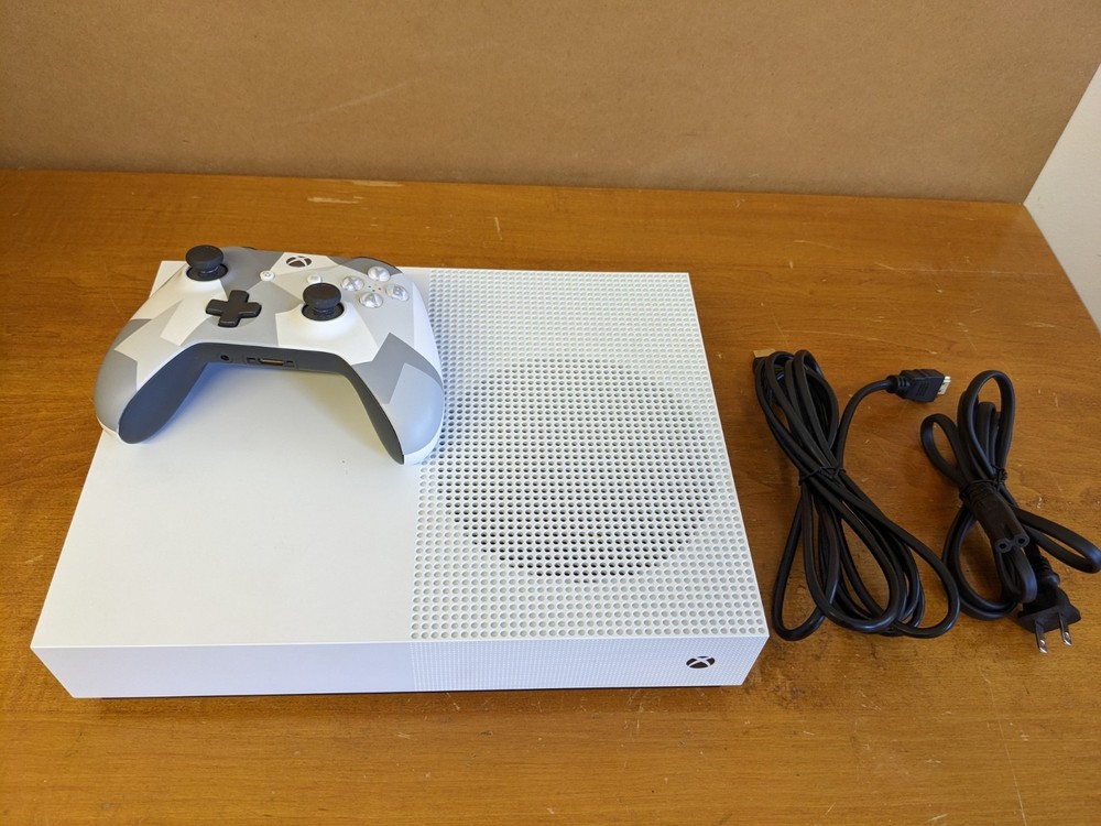 Microsoft Xbox One S All-Digital Edition 1TB Video Game Console - White