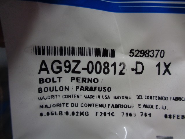 Genuine Ford Engine Valve Cover Grommet AG9Z-00812-D