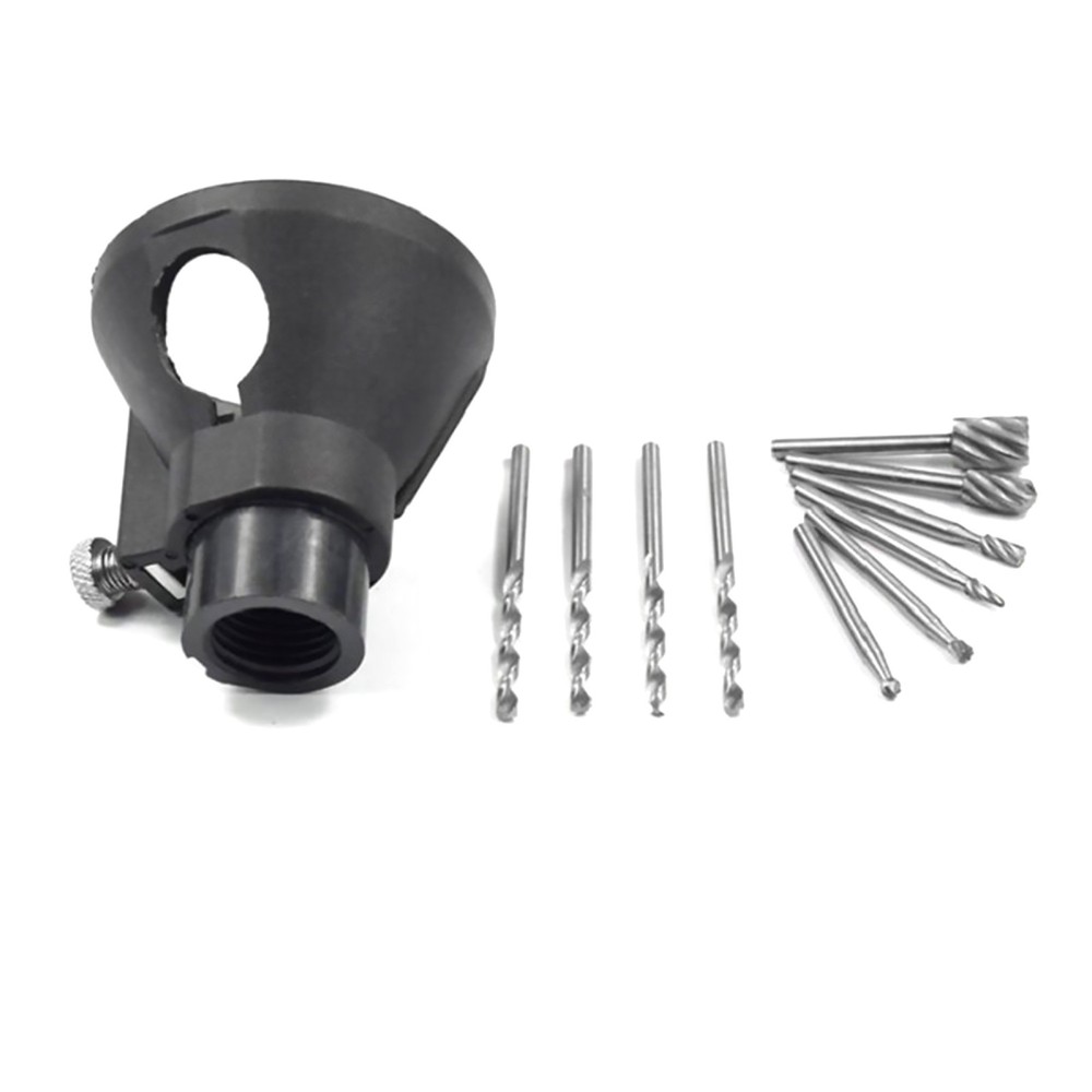 Large Window Wood Cutting Guide HSS Router With Drill Bits Set For Dremel A