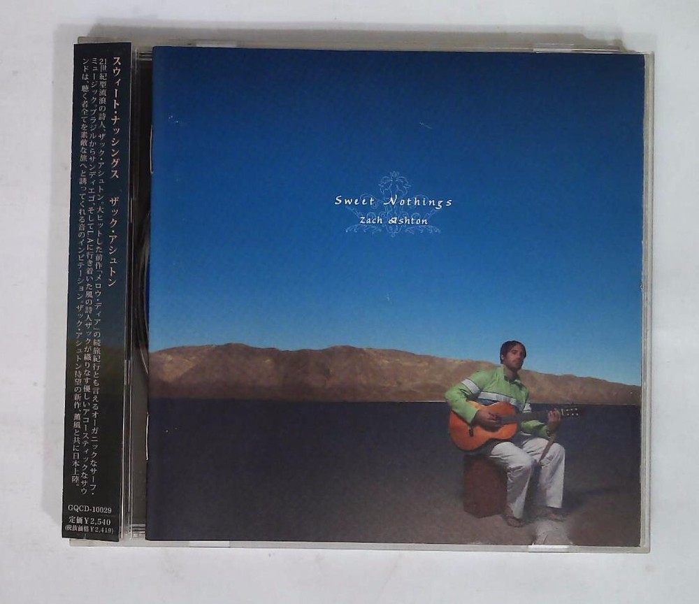 Zach Ashton – Sweet Nothings GQCD-10029 JAPAN CD OBI