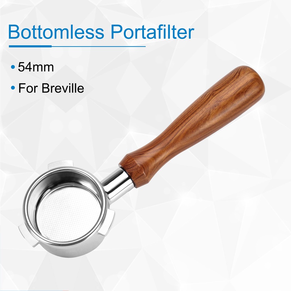 Upgrade Your Breville Espresso with a 54mm Bottomless Portafilter for BES840XL, BES810BSS, BES870XL
