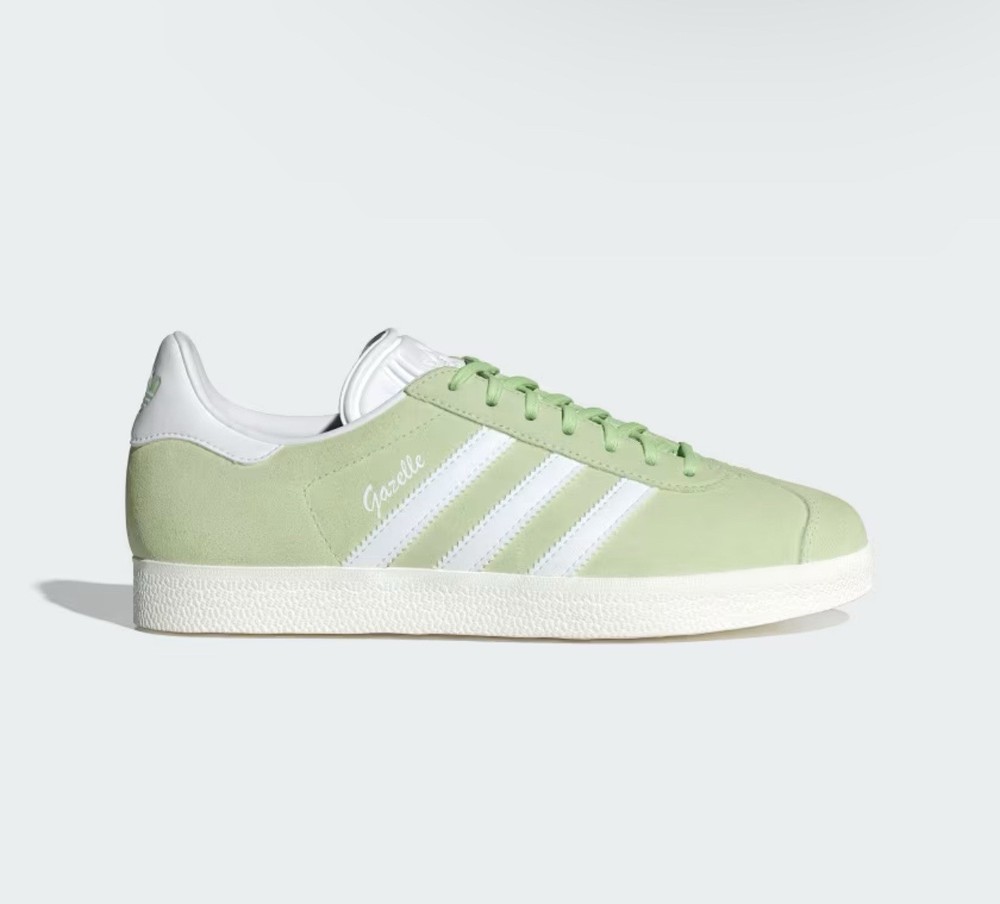 Adidas Womens Gazelle Originals Size 9 Matcha Green White IE0442 $100