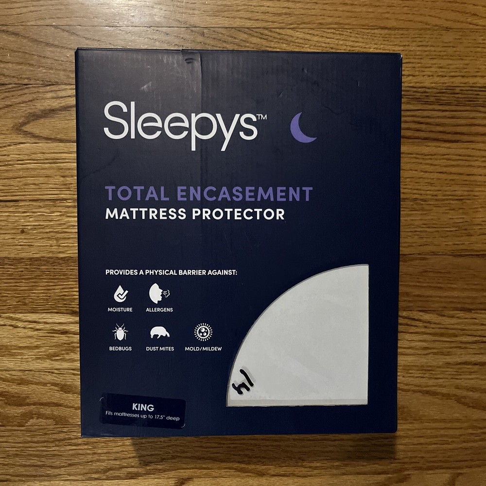 Sleepy’s Total Encasement KING Mattress Protector BRAND (Opened - Never Used)