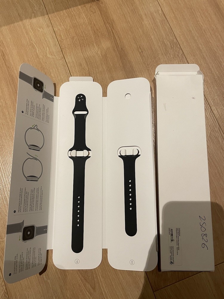 Original Apple Watch Strap  40 / 42 / 44mm - S M L Sport Band - Black