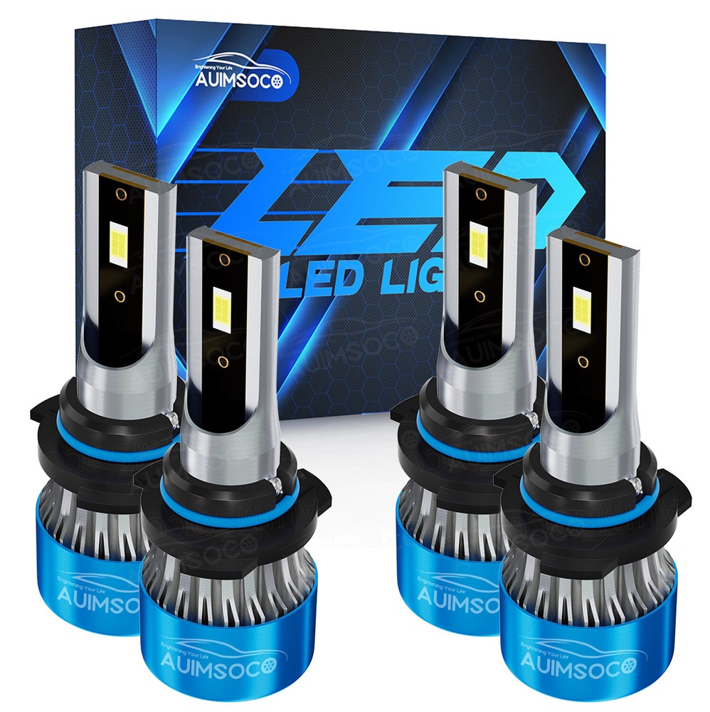 For Freightliner M2 100 2002-2006 LED Headlight Bulb 6500K Hi+Low BEAM 4PCS KIT