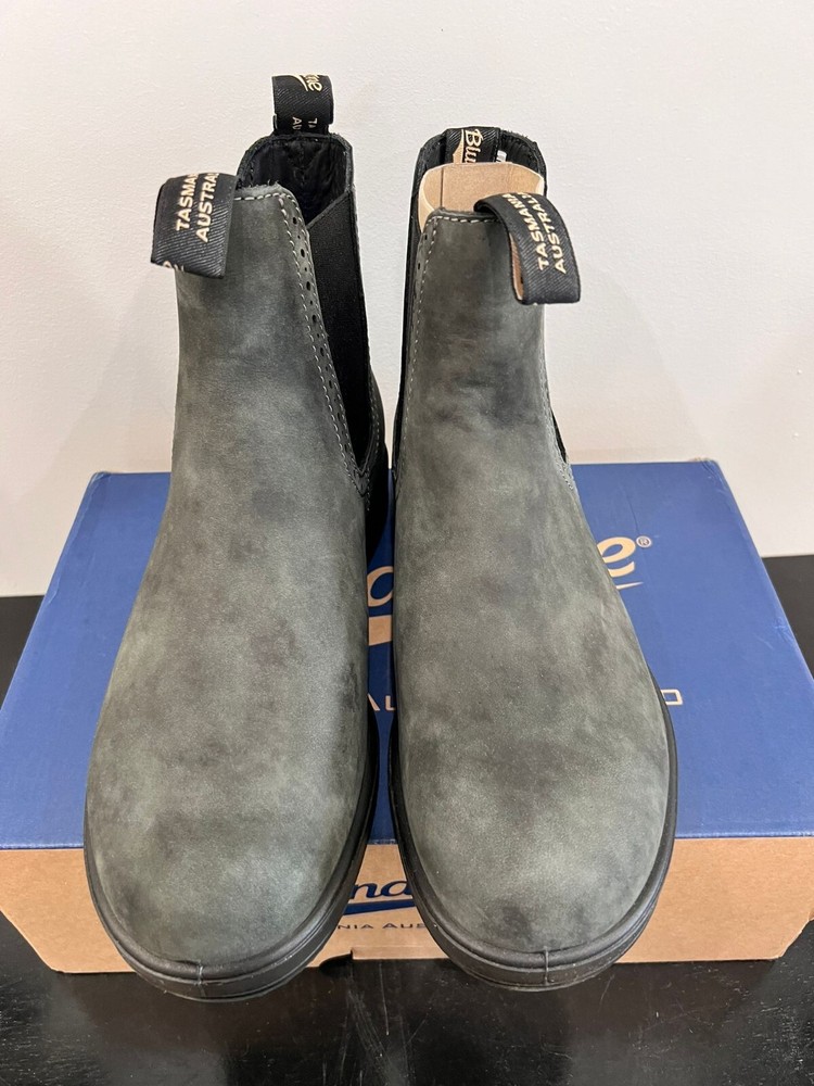 Blundstone 1630 Womens Rustic Black Elastic Side Boots AUS 7