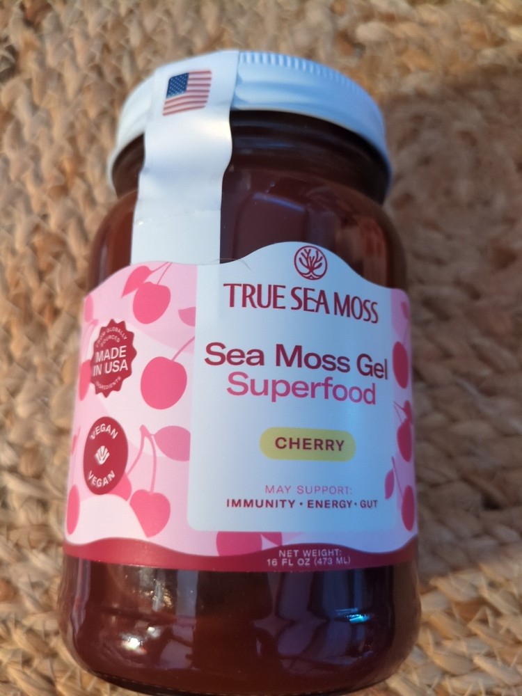 Sea Moss Gel – Made in USA –  Cherry Exp 8/26