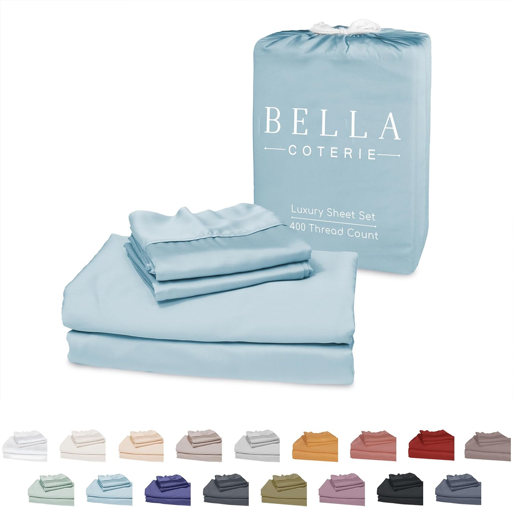 Luxury Bamboo Twin XL Size Sheet Set | 100% Organically Grown Bamboo Viscose | U