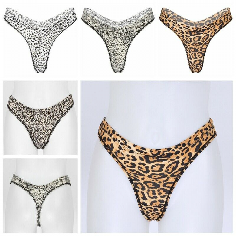 Women Bikini Knickers Thong High Cut G-string T-back Panties Lingerie Briefs Hot