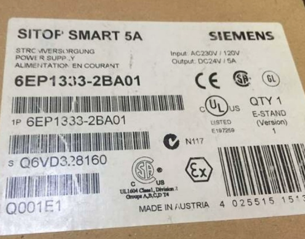 NEW SIEMENS 6EP1333-2BA01 SITOP PANEL MOUNT POWER SUPPLY SWITCH MODE PLC
