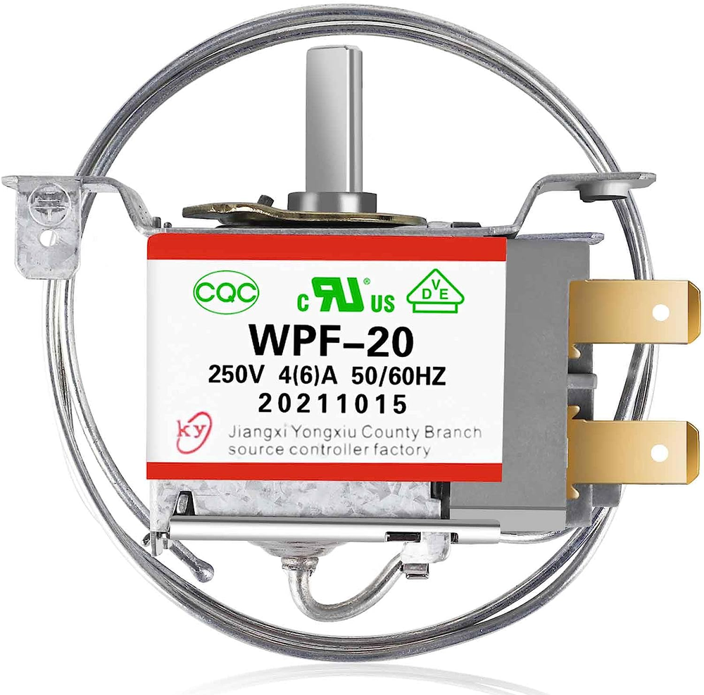 Mini Fridge Thermostat, Universal WPF-20 Freezer Thermostat Controller 2Pin / Co