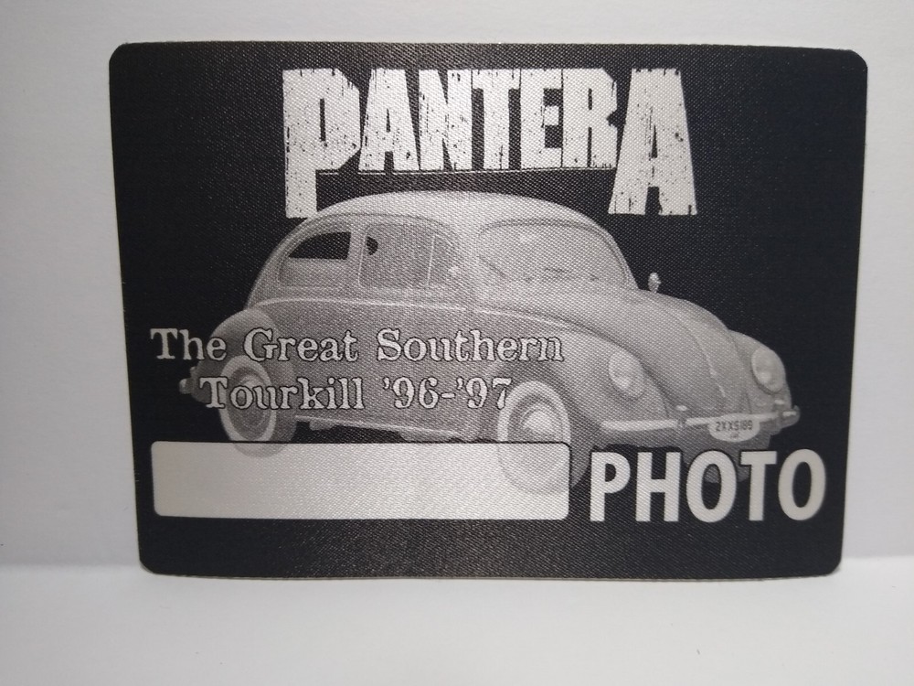 Pantera Great Southern Tour Kill Backstage Pass 1996 - 1997 Heavy Metal Rock