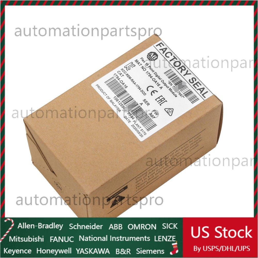 Allen-Bradley 1794-OA16 Flex 16 Point Digital Output Module Factory US Free Tax