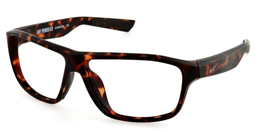 NIKE PREMIER 6.0 EV0789 250 703 Matte Havana Sport Sunglasses Eyeglasses Frames