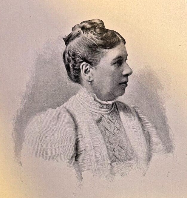 1901 Vintage Magazine Illustration Countess Tolstoy Wife of Author Leo Tolstoy