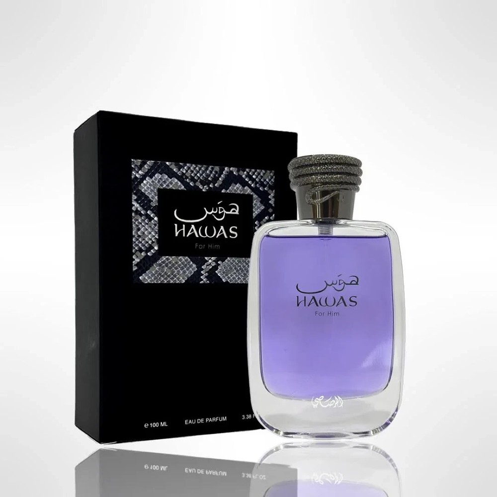 RASASI Hawas For Men - Eau de Parfum Spray 100ML (3.4 Oz) BRAND NEW SEALED BOX