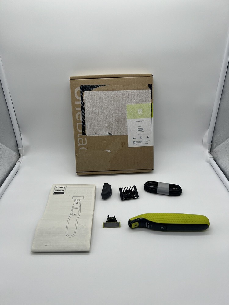 Recortadora de barba eléctrica híbrida facial Philips Norelco OneBlade 360 QP2724/90 (S1 (11