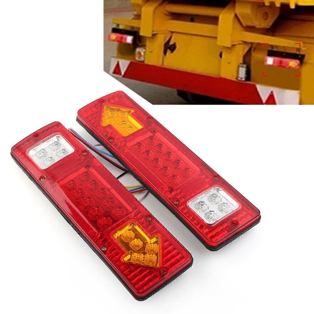 LED Tail Lights Brake Turn Signal Reverse Lamps for Trailers Lorries Caravans