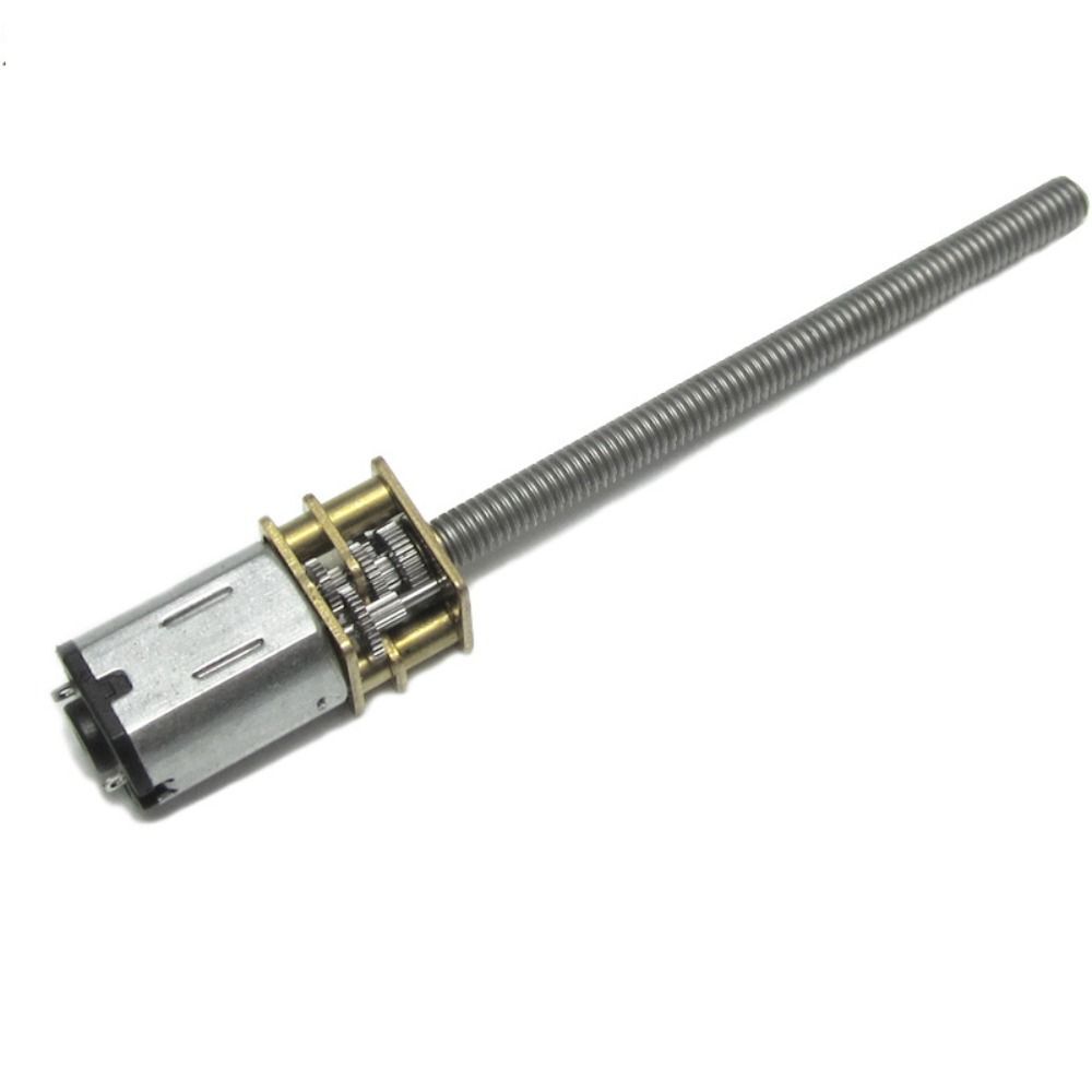 6V 30RPM Reduction Motor Low Speed Reversible Threaded Output Shaft  DC Motor