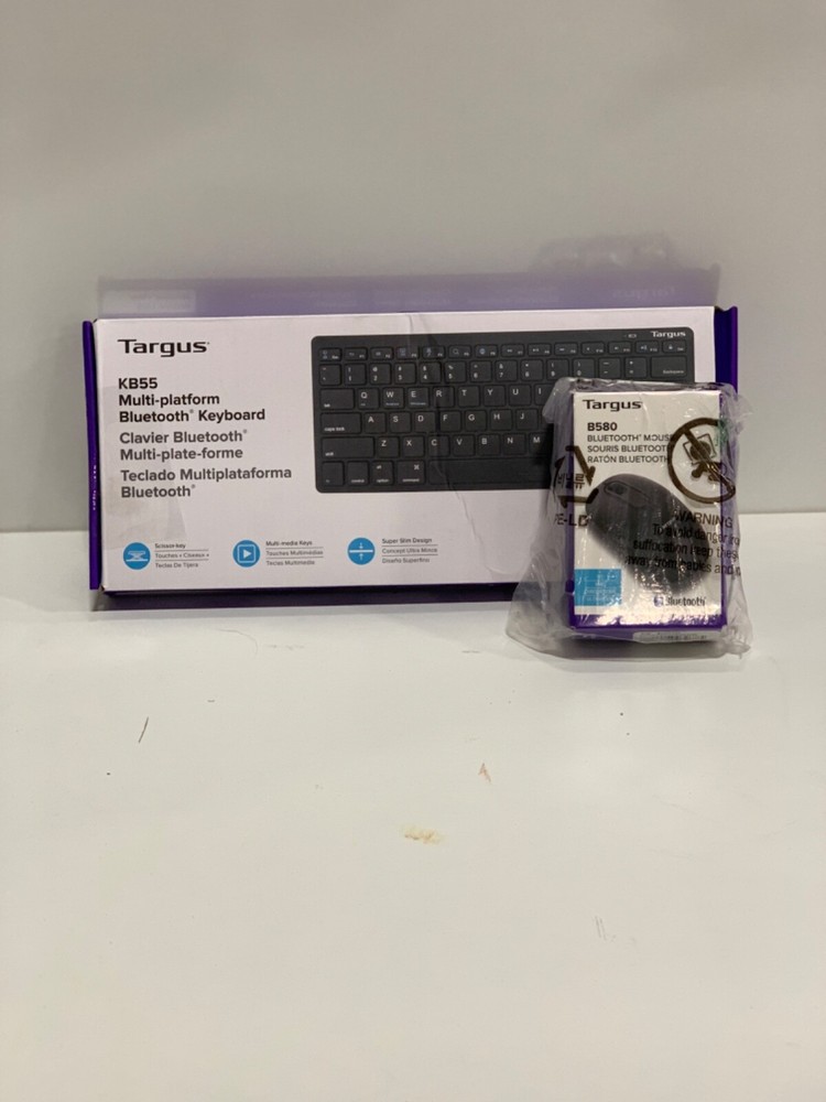 Targus KB55 Bluetooth Keyboard & B580 Bluetooth Mouse Bundle