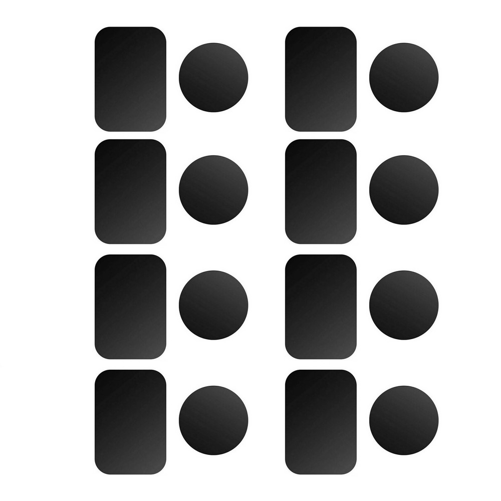 8-Pack Metal Plates for Magnetic Phone Holder Car Mount Accessories